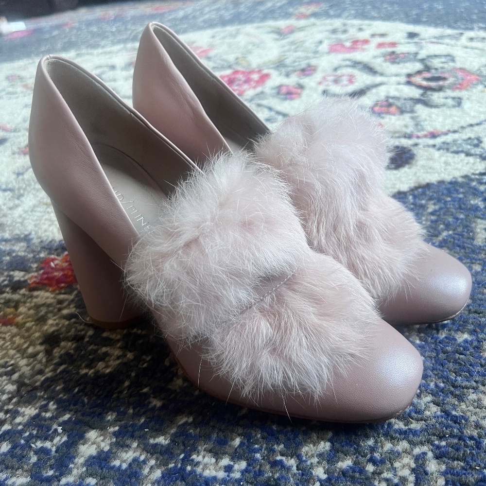 Donald Pliner Dusty Faune Rose Heels - Size 8